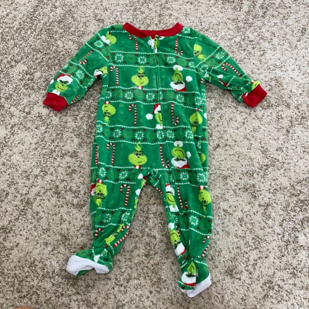 Grinch Christmas Sleeper Size 12M